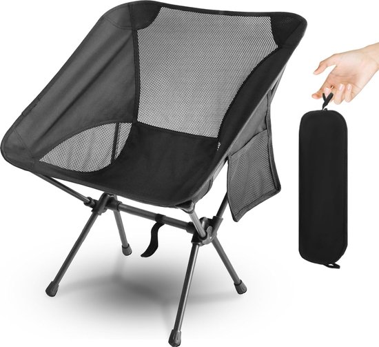 Campingstoel Opvouwbaar Strand Stoel Met Draagtas Tentock Campingstoel, Opvouwbaar, Draagbaar, Campingstoel, High Back, Vouwstoel Tot 150 Kg, Met Hoofdsteun, Kaki, Geen Zijvakken Draagbare Strandstoel Picknick Stoel