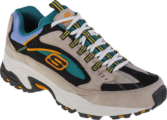Skechers Stamina-Cutback 51286-WMLT, Homme, Wit, Baskets pour femmes, taille: 41.5