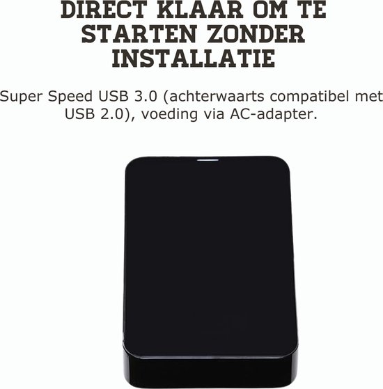 Harde Schijf Extern PS5 [ 8TB ] - Externe Harde Schijf Met LED Display Geschikt Voor PS5/PS4/PC - PS5 Opslag Met USB 3.0 — afbeelding 3