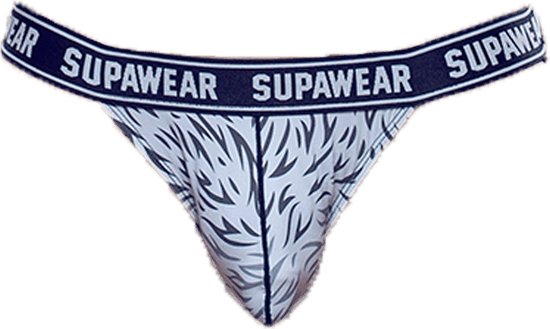 Supawear POW Jockstrap Polar Bear - MAAT M - Heren Ondergoed - Jockstrap voor Man - Mannen Jock