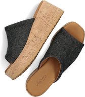 VIA VAI Sissel Ryde Slippers - Dames - Zwart - Maat 37