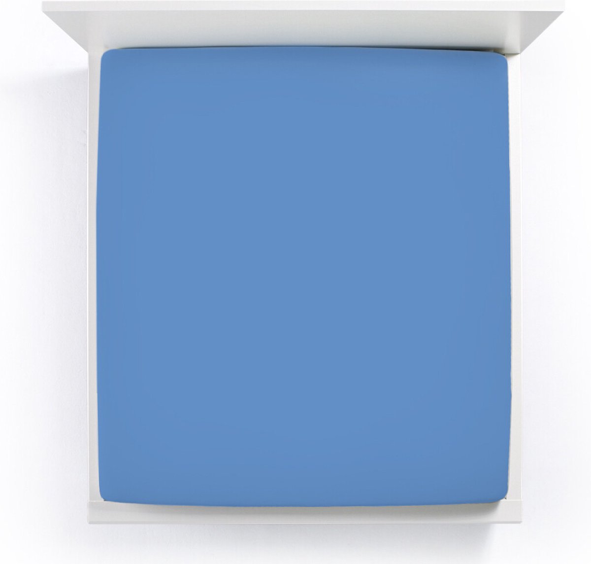 Hoeslaken Bella Donna Jersey Alto 90-100x200-220 cm (azuur 0180)