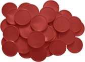 CombiCraft Blanco munten / Consumptiemunten Bordeaux Rood - Ø29mm - 3000 stuks