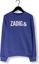 Zadig & Voltaire X60056 Truien & Vesten Jongens - Sweater - Hoodie - Vest- Kobalt - Maat 164