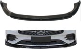 Mercedes E Klasse W213 Facelift (2020+) AMG Style Look Front Lip Glans Zwart
