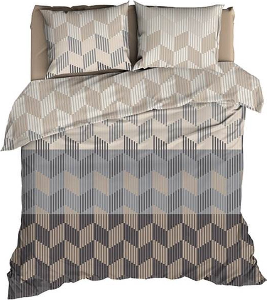Satin d'Or Coperni Dekbedovertrek - Tweepersoons - 200x200/220 cm - Beige