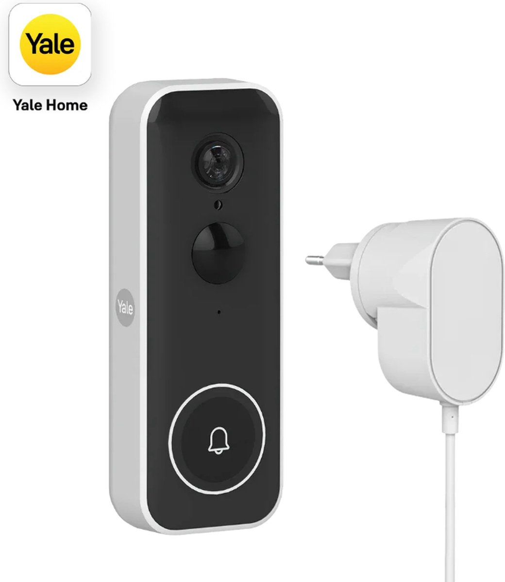 Yale Video Deurbel met Camera AC-stroomadapter - Video - €196,90