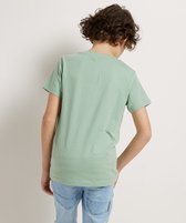 TerStal Jongens / Kinderen Europe Kids T-shirt Vierkante Fotoprint Groen In Maat 122/128