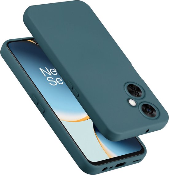 Cadorabo Hoesje geschikt voor OnePlus Nord CE 3 Lite 5G in LIQUID GROEN - Beschermhoes gemaakt van flexibel TPU silicone Case Cover