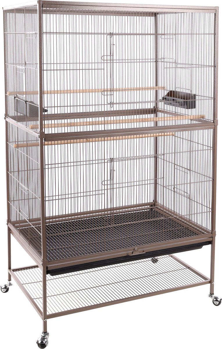 Bol.com Volière Sumba – Taupe Binnenvolière voor Parkieten en Kanaries aanbieding