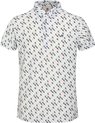 Gabbiano Poloshirt Polo Jersey Figures Printed 234545 101 White Mannen Maat - XXL