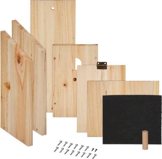 Houten vogelhuisje nestkast voor papegaaien en duiven, outdoor tuindecoratie, handgemaakt hangnest voor vogelopvang en habitat, pastoraal creatief vakmanschap