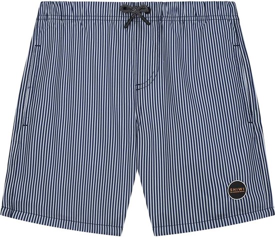 SHIWI boys swim shorts skinny stripe Zwembroek - dark navy - Maat 110/116