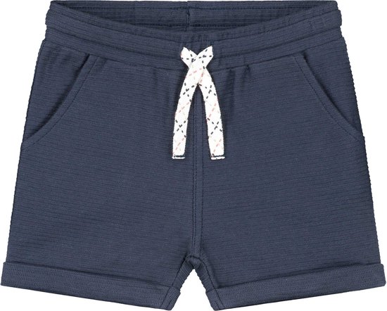 Prénatal peuter short - Jongens - Dark Bluegrey - Maat 86