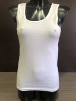 HL Tricot-Hemden brede bretel wit--wit-Maat 42