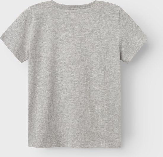 Name It Boy-T-shirts--Grey Melange-Maat 146/152