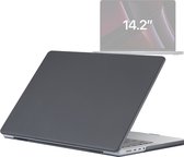 Coque Macbook Pro 14 pouces - Coque Macbook Pro 14 pouces - Macbook Pro M1 (14 pouces) A2442 Hardcover Hardcase - Zwart