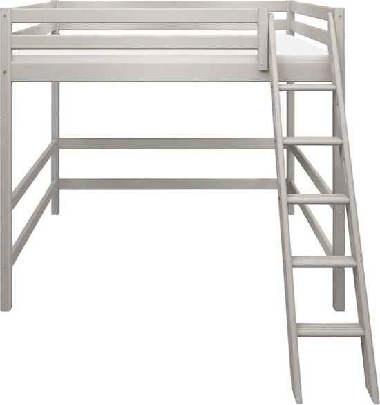 Hoogslaper met schuine ladder