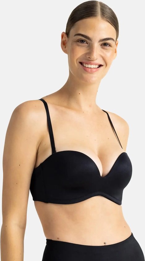 Dorina strapless BH - Bandeau bh - Sublime Sculpt - 70C - Zwart