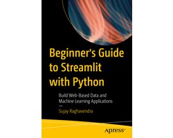 Omslag van Beginner's Guide to Streamlit with Python