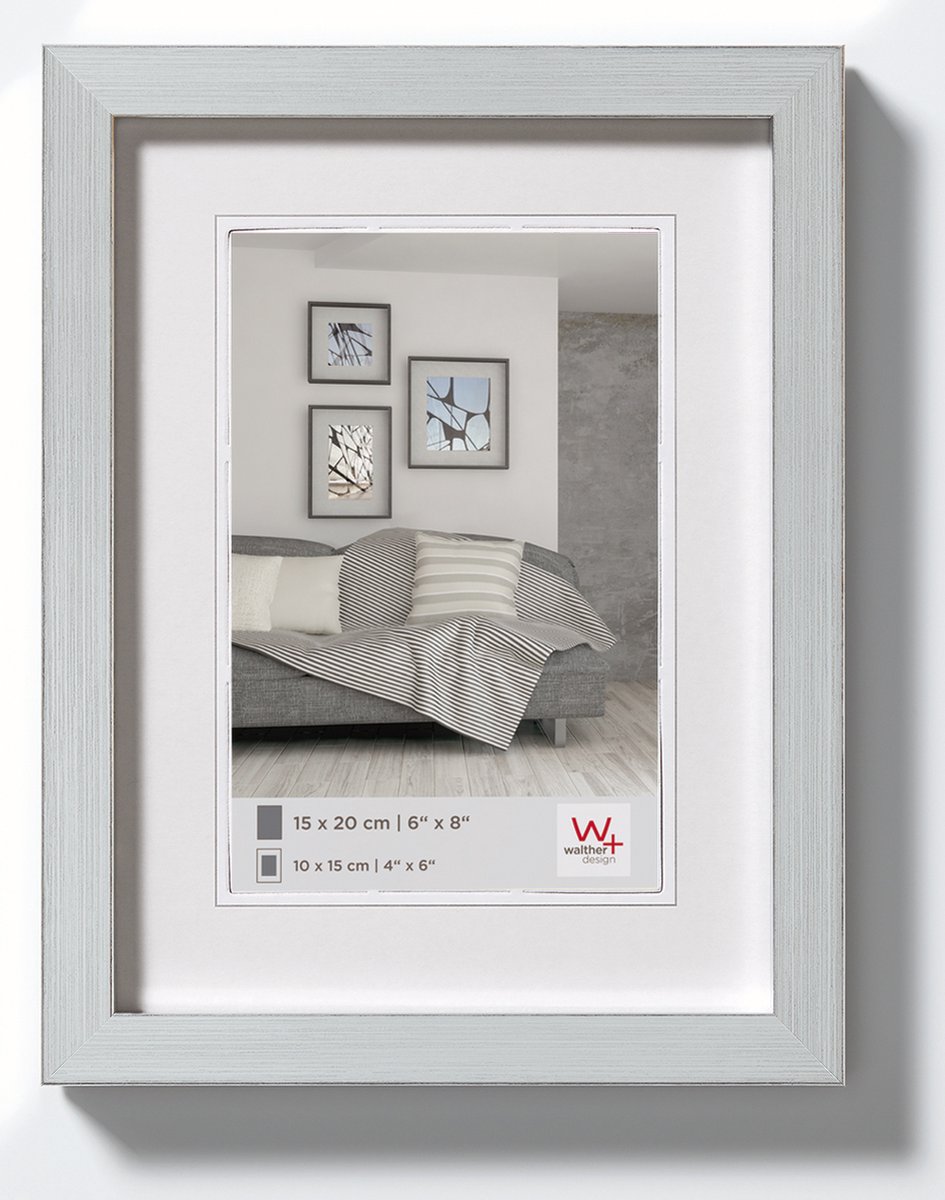 Walther Construction - Fotolijst - Fotoformaat 18x24 cm - Zilver