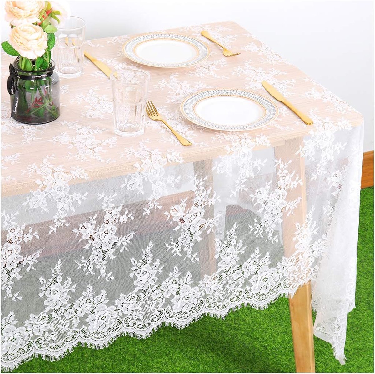 Gearsly Ronde tafelkleden voor ronde tafel 150 cm, dinosaurussen