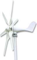 Windturbinegenerator - Wit - Gratis MPPT-controller - 5 bladen - 800W