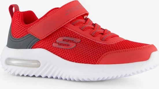 Skechers Bounder Tech kinder sneakers rood - Maat 34