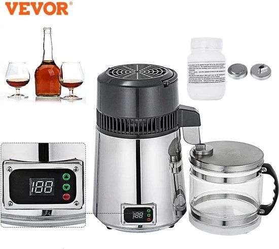 KESSER Airfryer XXL 5,5L Roestvrij Staal