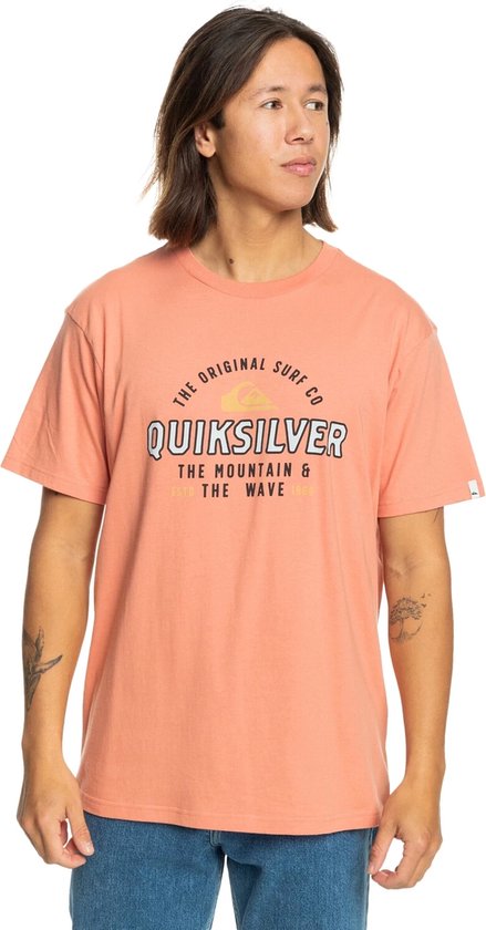 Quiksilver Floating Around Heren T-shirt Eqyzt07675-mjr0 - Kleur Roze - Maat XL