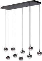 Atmooz - Sakima - Hanglamp met 9 gloeilampen - Zwart - Metaal - 120 x 100 cm - Hal - Slaapkamer - Eetkamer - Woonkamer