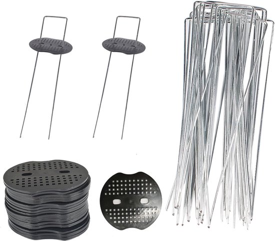 Grondankers voor tuinvliezen, netten & dekzeilen | 20 stuks | 15 cm
