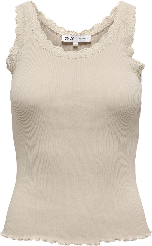 Only Top Onlsharai Lace Tank Top Jrs Noos 15292057 Peyote Dames Maat - S
