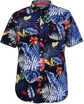 Duke 555 Toby Veelkleurig Hawaiiaans Overhemd Maat 5XL Big men size