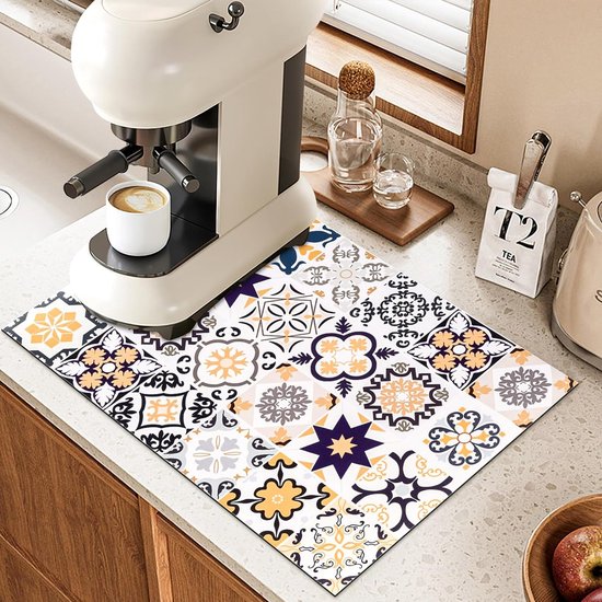 Wenko Maxi Draining Mat, Drying Mat for Tableware, 40 x 1 x 30 cm