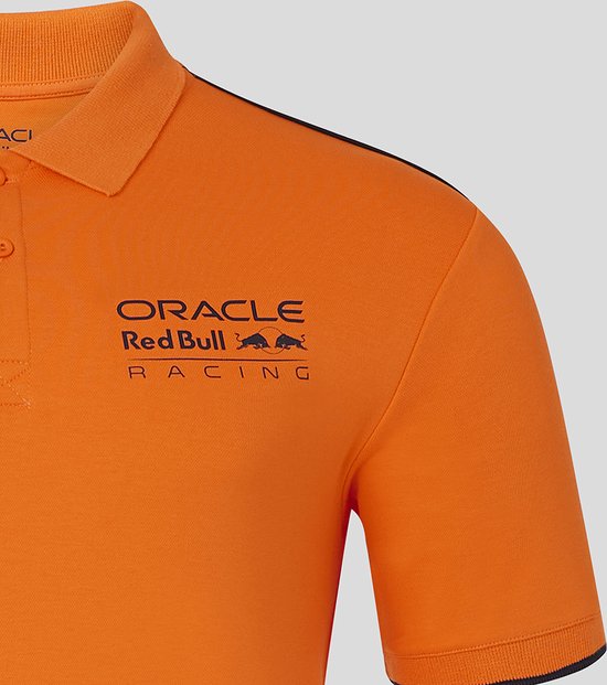 Oracle Red Bull Racing Max Verstappen Oranje Polo M - Formule 1 van Oracle Red Bull Racing — afbeelding 4