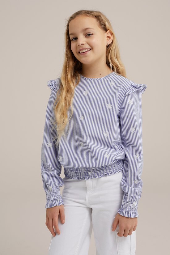 WE Fashion Meisjes blouse met dessin