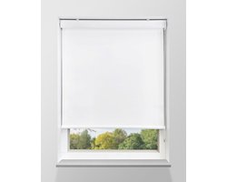 Rolgordijn Verduisterend - Wit - 200x175cm - Full Colour - Met Cassette