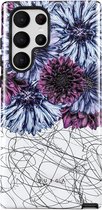 BURGA Telefoonhoesje voor Samsung Galaxy S22 Ultra - Schokbestendige Hardcase Hoesje - Dazzling Purples