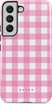 BURGA Telefoonhoesje voor Samsung Galaxy S22 Plus - Schokbestendige Hardcase Hoesje - Think Pink