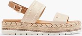 esprit Beige platform sandaal - Maat 36