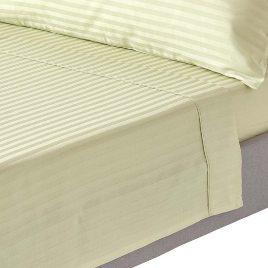 Lenzuolo Con Angoli In Cotone Egiziano 100% – 200 Fili – Colore Crema – Morbido E Fresco (270x300 Cm)