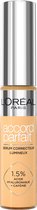 L'Oréal Paris True Match Radiant Serum Concealer - geschikt voor de gevoelige huid - verrijkt met 1,5% hyaluronzuur en cafeïne voor hydratatie en verfrissing - medium dekking - stralende finish - verzorgt als een oogserum - 6N - 11 ml