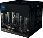 Lyngby Glas Sorrento Highball 38 cl 4 st. Smoke