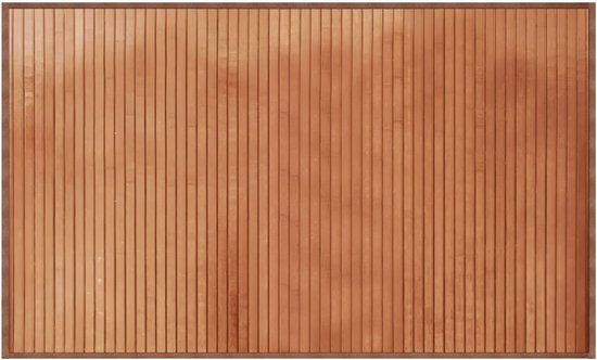 vidaXL - Vloerkleed - rechthoekig - 60x100 - cm - bamboe - bruin