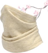 Livano Nekwarmer - Heren - Dames - Fleece - Motor - Bandana - Masker - Colsjaal - Winter - Sjaal - Gewatteerd - Warm - Winter - Geel