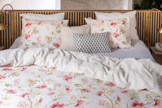 Walra Dekbedovertrek Spring Beauty - 240x220 - 100% Katoen (BCI) - Beige van Walra — afbeelding 5