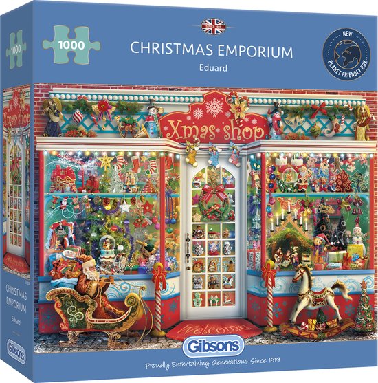 Foto: Gibsons legpuzzel christmas emporium 1000 stukjes