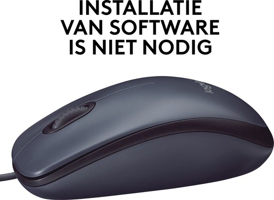 Logitech M90 - Bedrade Muis - Zwart