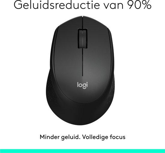 Logitech M330 Silent Plus - Draadloze Muis - Zwart